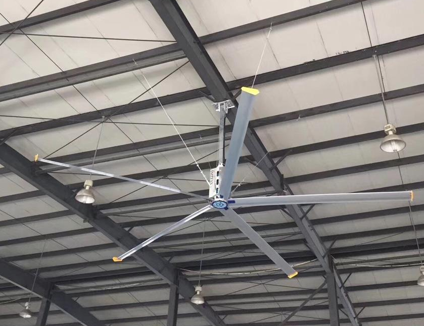 大型工業吊（diào）扇應用於各種（zhǒng）類（lèi）別的養殖性場所